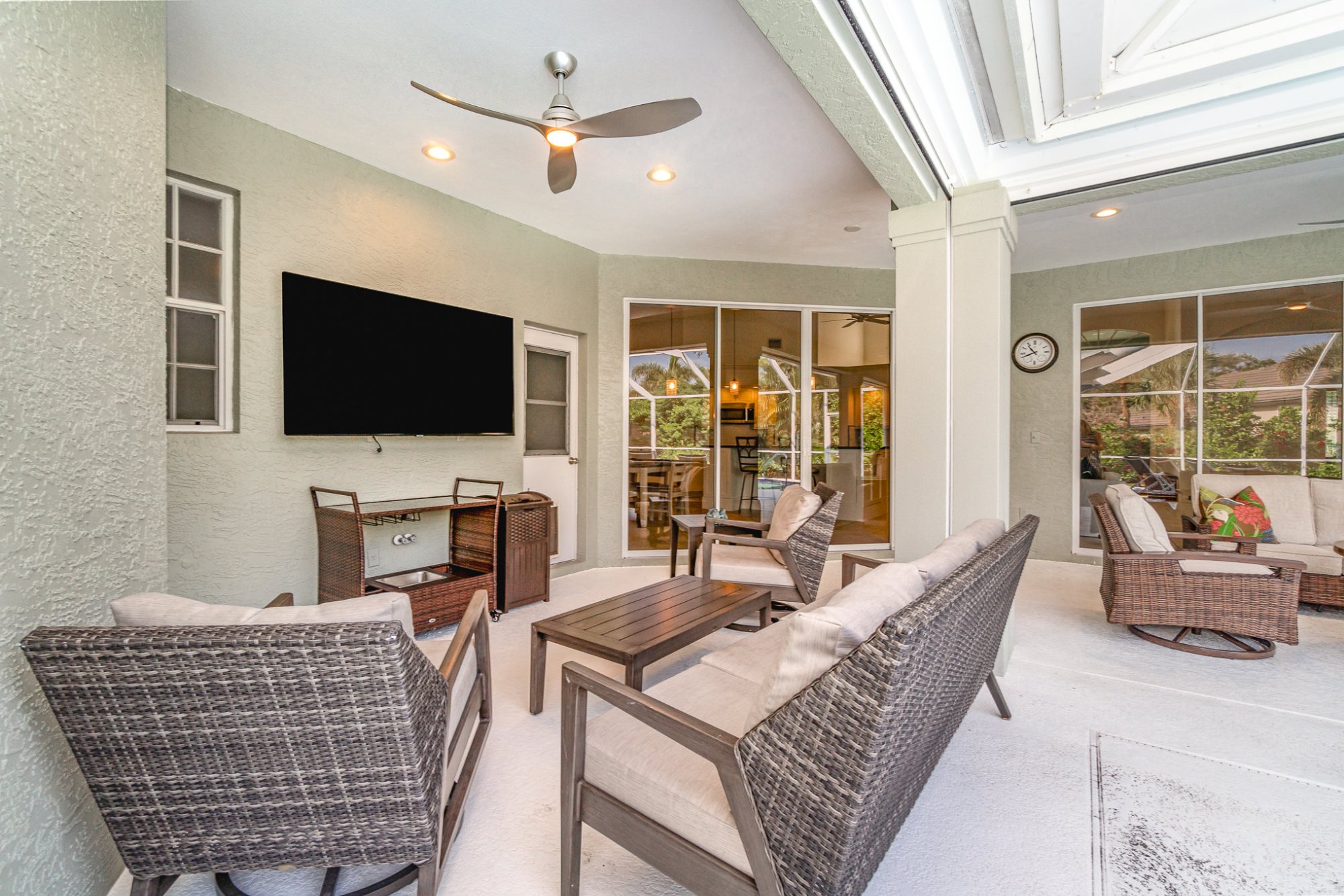 Covered Patio — TV Lounge